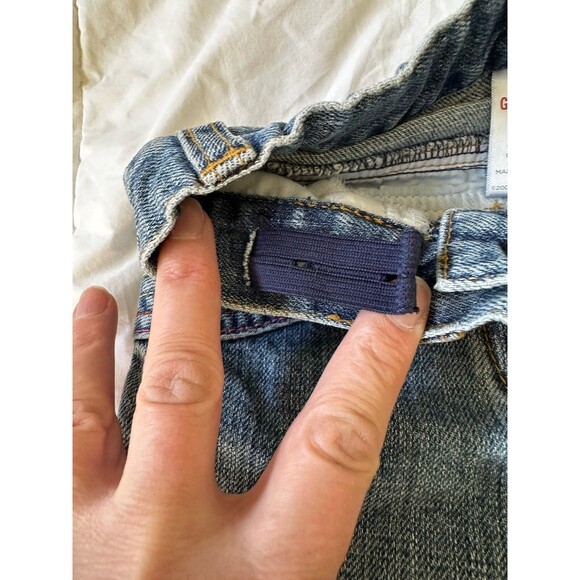 Gymboree Kids Jeans 4T Girls Dog Embroidered Cuff Vintage 2007 Size 4 Pants - Picture 5 of 6